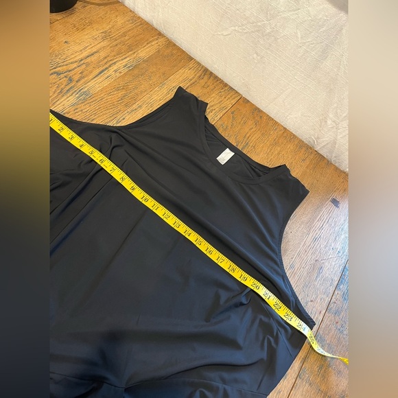 📍 🖤 Asymmetrical Sleeveless Black Dress – MARLA WYNNE🖤 size 2X - Picture 4 of 10